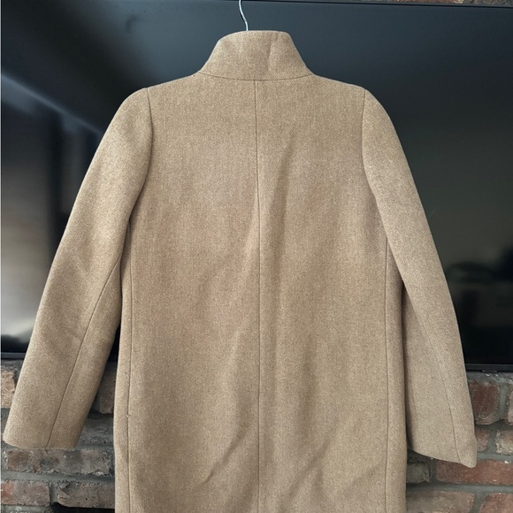 J Crew Tan Winter Coat with Zipper - Picture 2 of 5